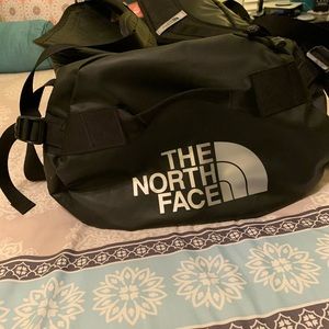 The North Face duffle backpack